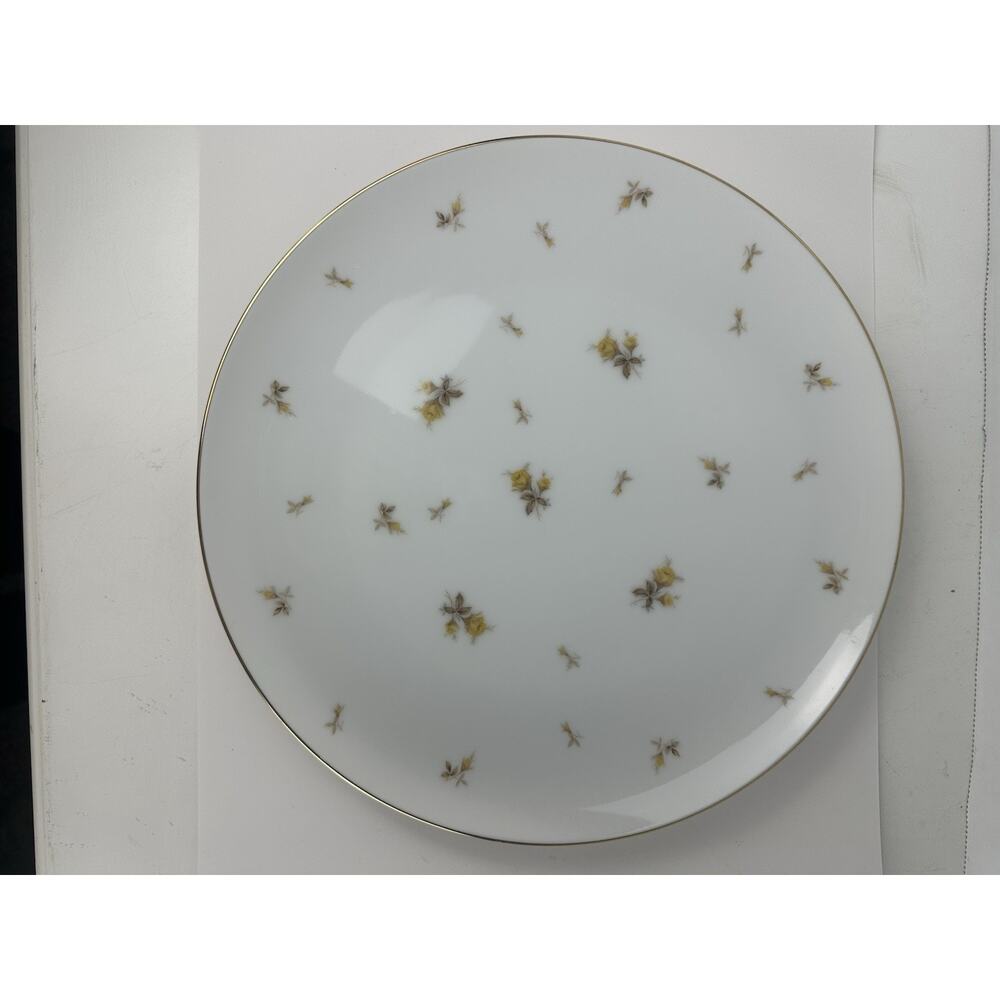 Sango Cotillion Yellow Rose Gold Trim Dinnerware